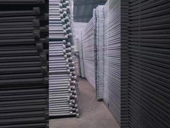 1.5m Sicherheit Außen Metalldrahtgitter Zaun Hinterhof / Garten Zaun und Tor