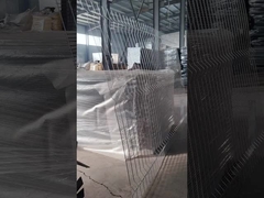 3 mm galvanisierter, klar sichtbarer Stahlzaun