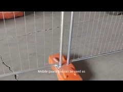 Silberweißes Netz vorübergehender Zaun Landwirtschaft Australien