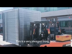 6x10ft abnehmbare Silber weiße Kettenverbindung temporärer Zaun