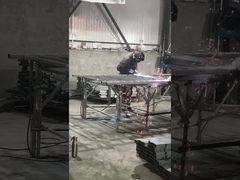 Zink-Stahl-Schutzgitter Zaun 2M*1.5M Anti-Korrosionsbehandlung Zaun schwarzer einfacher Stil