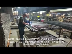 PVC-beschichtete Schweißumfang Metall Stahlzaun für Werkstatt Isolierung