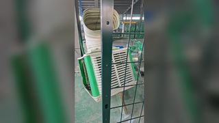 V-förmiger 3D-Sicherheitszaun, langlebiger Gartenzaun