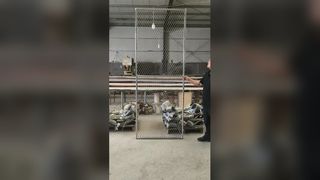 Robuste Edelstahl-Drahtseil-Maschensicherung