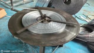 Hochsicherheits-Stacheldraht, 450 mm, flach gewickelte Spule