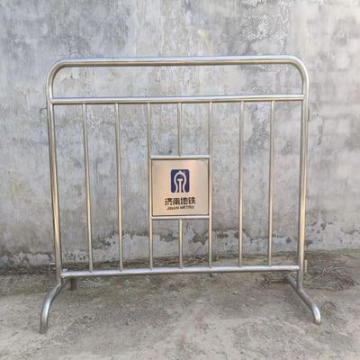 1.1M*2.2M SS304 Crowd Control Pedestrian Barrier Steel Safety Fence