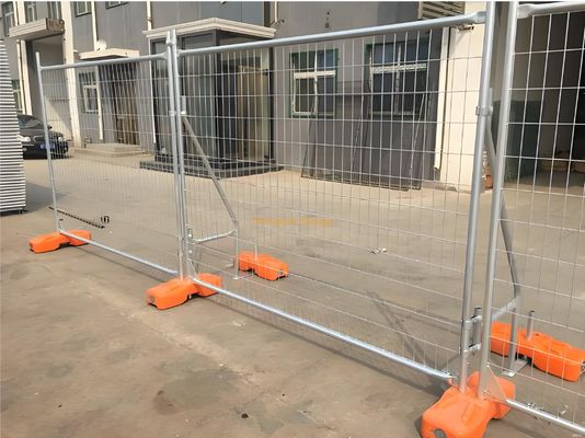 Heavy Duty Galvanized 2.1*2.4M Metal Temporary Fence Panels For Australia Market