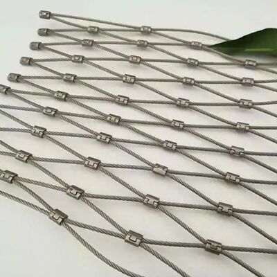 Cargo Net Metal Rope Mesh For Backpack And Bag Protector SS Wire Rope Mesh