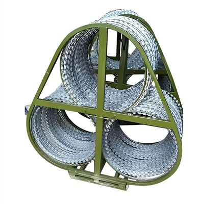 Feuerverzinkter BTO-22 Rasierklingendraht mit hoher Zugfestigkeit für sichere Umzäunung