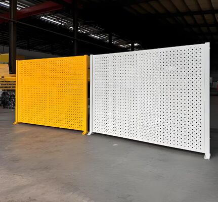 PVC-beschichteter modularer Design pulverbeschichteter Werkstatt-Isolierungszaun und Stahlgitterzaun für die Lagersicherheit