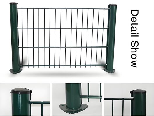 6 Fuß hoch leicht zu montieren PVC beschichtet 3D V Mesh Sicherheitsgartenzaun