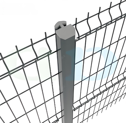 PVC Coating 3D Bending Curved V Mesh Security Fencing For Outdoor Area