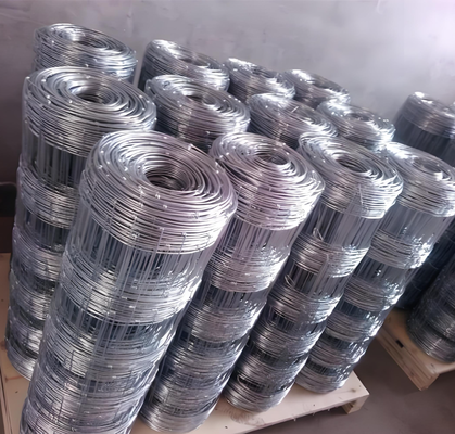 Hot-dipped Galvanized Cattle Farm Fence with Fixed Knot and 1.5m Height for Livestock Protection
