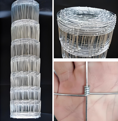 2,5 mm hochfester Viehzaun aus Draht mit festem Knoten und feuerverzinkt für Rinder und Schafe