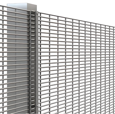 3m High 4mm Wire Diameter Hot Dip Galvanized Anti-Climb Security Fence Welded Mesh Panel