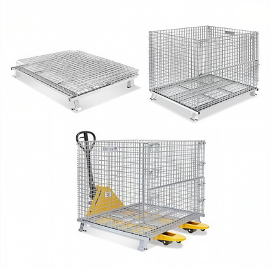 Edelstahl 316, feuerverzinkter Rostschutz-Drahtgeflecht-Lagerkäfig, 1200 x 800 x 1000 mm