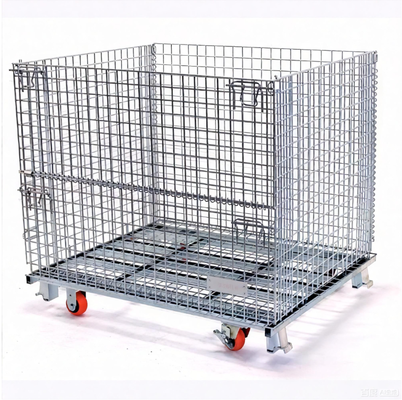Stainless Steel 316 Hot-Dip Galvanized Anti-Rust Wire Mesh Storage Cage 1200x800x1000mm